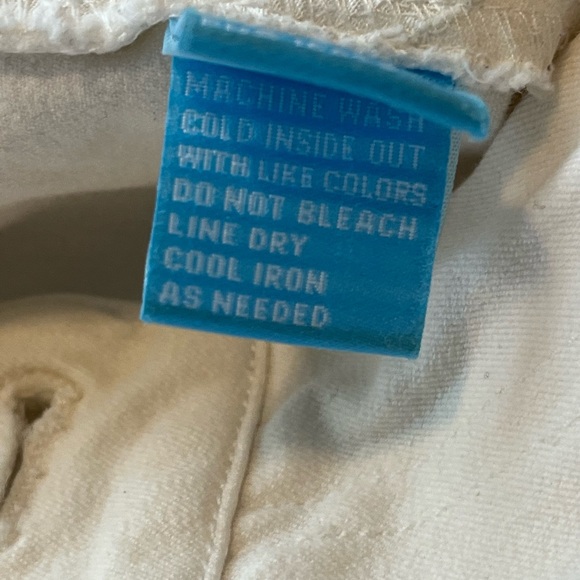 J. McLaughlin Women's White Pants Jeans SIZE-6 - Picture 6 of 10